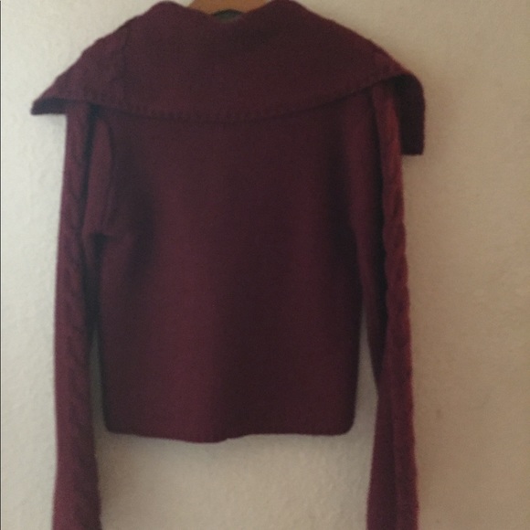 Burgundy Cardigan - Picture 2 of 2